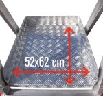 SM - Scala professionale a forbice in alluminio con area di lavoro protetta  - foto 1