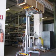 HW BIG - Aluminium material lifter with maximum load capacity of 250 Kg.
