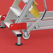 SICUR-STOP - Il kit di sicurezza SICUR-STOP permette di spostare scale su 4 ruote con peso superiore a 20kg e max 100 Kg.