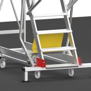 SICUR-STOP - The SICUR-STOP safety kit allows you to move ladders weighing between 20 Kg and 100 Kg on 4 wheels.