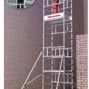 TOP SYSTEM 75X105 - Single scaffold tower composition with safe assembly. Standard dimensions cm 75x105
