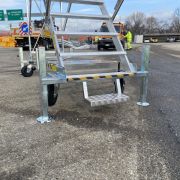 Solutions for heavy salt spreader vehicles  - Scala System with front cantilever for heavy vehicles