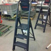DOMUS - Scala professionale a forbice in alluminio - A-frame 13 cm rung aluminium ladder