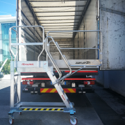 Scala system with special railing for trucks - 