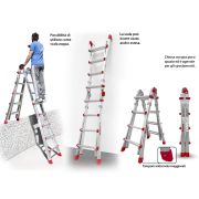 TELES - Professional Aluminium Telescopic Ladder - Professional Aluminium Telescopic Ladder, high quality household ladder