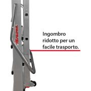 CM - Professional aluminium step stool - Professional aluminium step stool with armrest (railing)