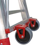 PLS - Professional aluminium ladder with platform - Aluminium professional ladder with platform