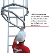Vertical fixed ladder SVS.2 - Vertical safety ladder