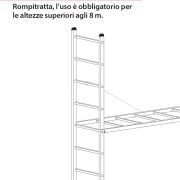 ST.3N - Multi-purpose 3-section professional aluminium ladder - Multi-purpose three-section ladder