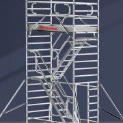 TOP SYSTEM 135X245 - Single scaffold tower composition with internal ladder cm.135x245 cm.