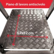 SMT - Scala professionale a castello in alluminio - échelle pour entrepots.