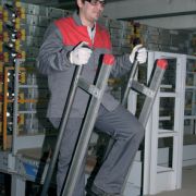 SAS (2022) - Scala di appoggio professionale in alluminio - High safety professional leaning ladder