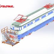 Altre scale speciali per treni - Special equipments for trains maintenance.
