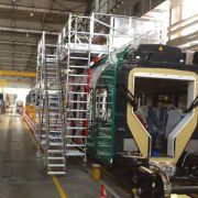 Altre scale speciali per treni - Special equipments for trains maintenance.
