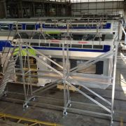 Altre scale speciali per treni - Sonderausrüstungen für Wartungsarbeiten an Zügen.