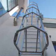 Vertical fixed ladder SVS - Vertical Fixed Ladder with Safety Cage