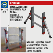 T.1 - Single aluminium ladder - Single ladder