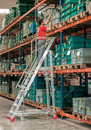 MFTS - Professional aluminium warehouse ladder